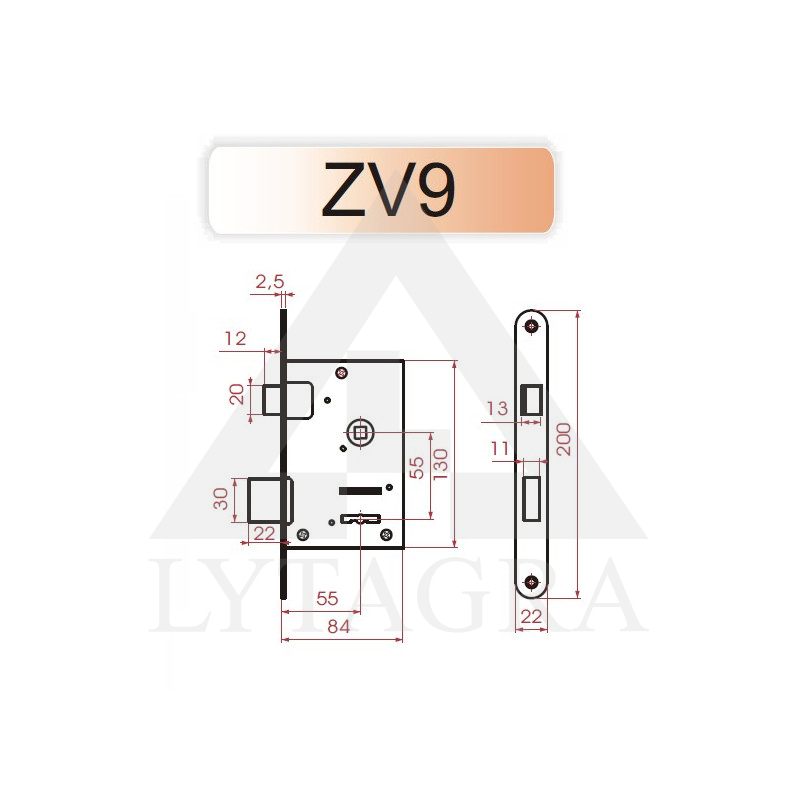 ĮLEIDŽ SPYNA ZV9A-1 469Z-35804/C-DB