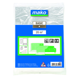 Uždanga HDPE BASIC 835012, 4 m x 12.5 m, 0.007 mm