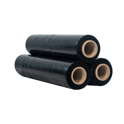 Stretch plėvelė juoda 450mm x 17mkr x 200m K (S)