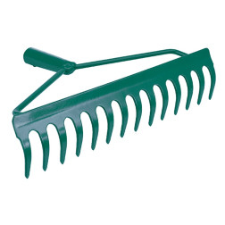 Grėblys metalinis Flo 360mm 14 dantų