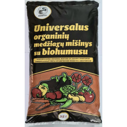 Universalus organinių medžiagų mišinys su biohumusu 25Ltr