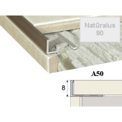 Profilis Effector, užbaigimo A50 natūralus 300 cm 8 mm