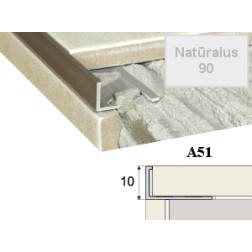 Profilis Effector, užbaigimo A51 natūralus 250 cm 10 mm