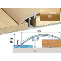 Profilis Effector A65 sujungimo auksinis 93 cm 50x16 mm