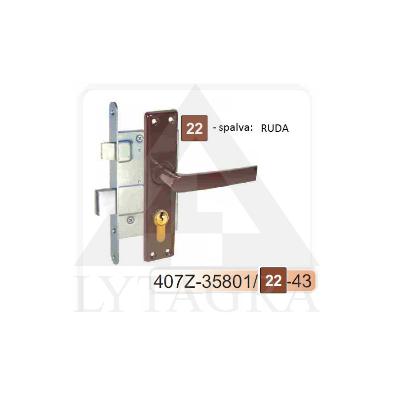 ĮLEIDŽ SPYNA ZV-4 407Z-35801/22-43 RUDA