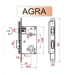 ĮLEIDŽ SPYNA AGRA 481Z-3482/C-43
