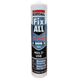 Fix all flexi pilkas 290ml — klijuojantis hermetikas