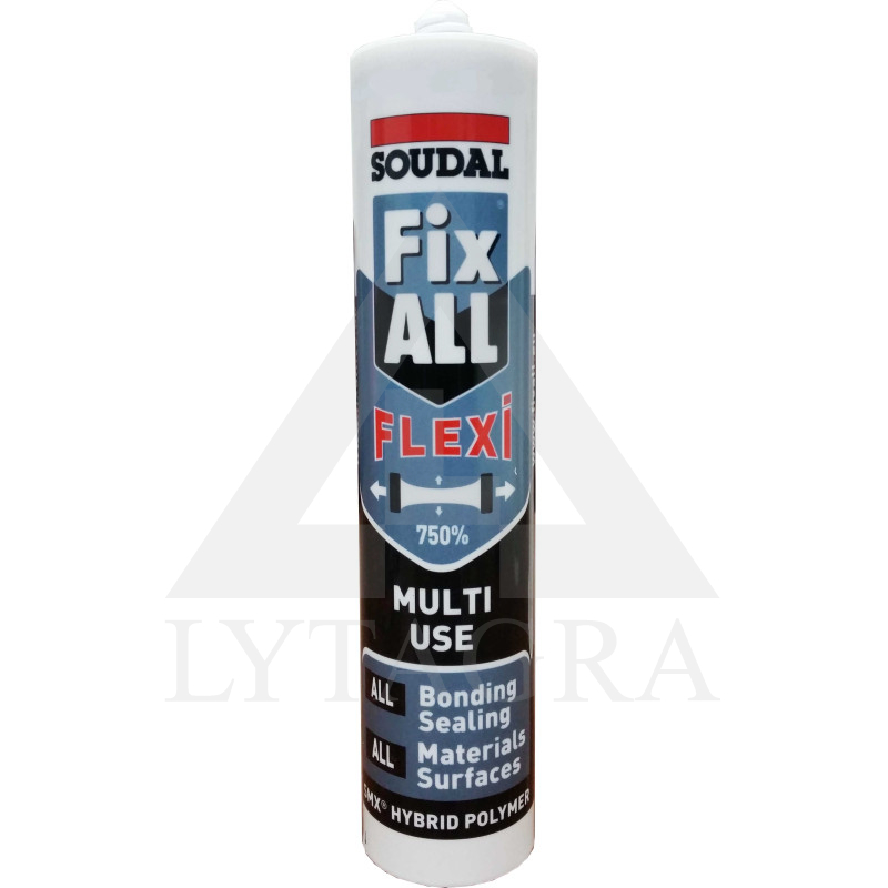 Fix all flexi rudas 290ml — klijuojantis hermetikas