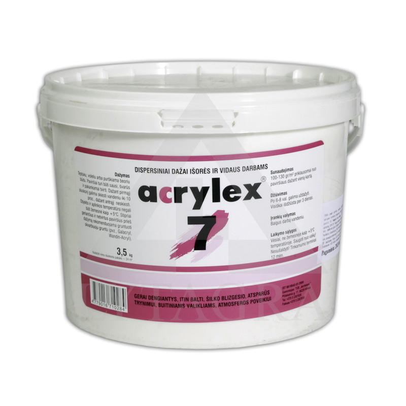 ACRYLEX 7 EMULSINIAI DAŽAI/3.5KG