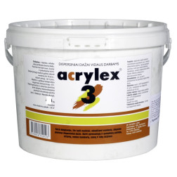 ACRYLEX 3 EMULSINIAI DAŽAI 1.5KG 1L