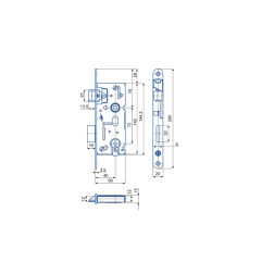 Spyna „HOBES 105“ 72MM