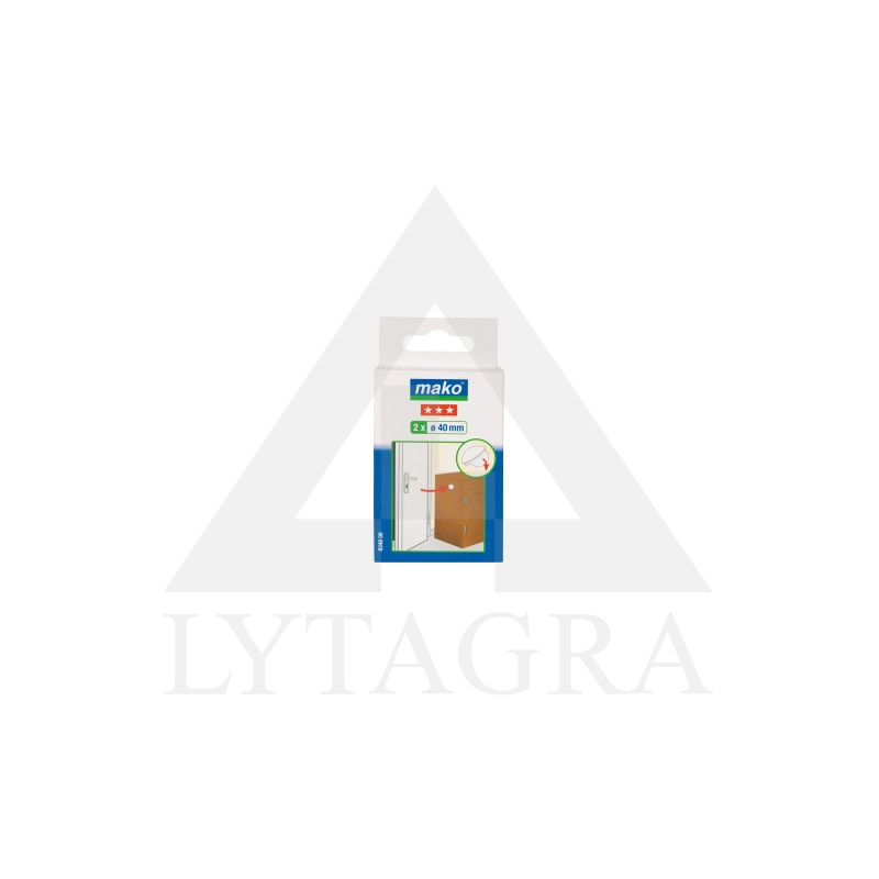 Atrama durims, lipni, balta Mako d-40 mm, 2 vnt.