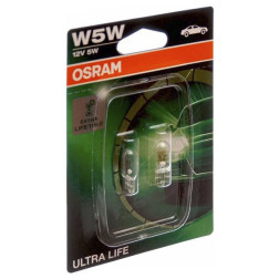 OS-2825ULT-02B OSRAM LEMPUTĖS W5W 12V 5W W2.1X9.5D