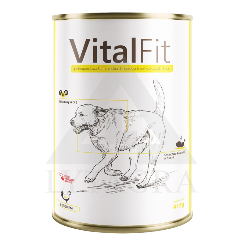 Konservai šunims Vitalfit su vištiena 415 g BFV-0389