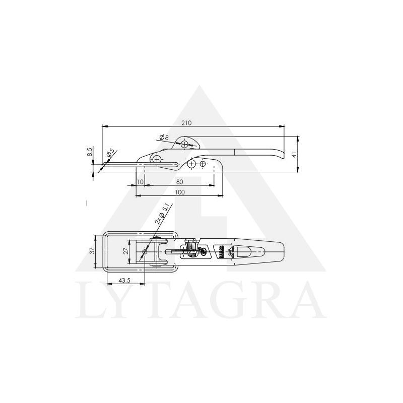 Borto užraktas BX ZB-01/Z-01