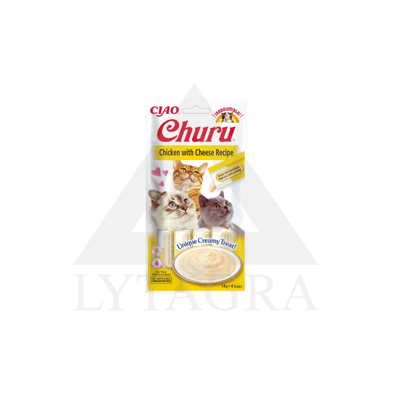 Churu Cat Skanėstai katėms 56 g su vištiena ir sūriu