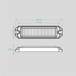 LED ŠVYTURĖLIS GELT.12/24V,ECE R65,R10 453706102