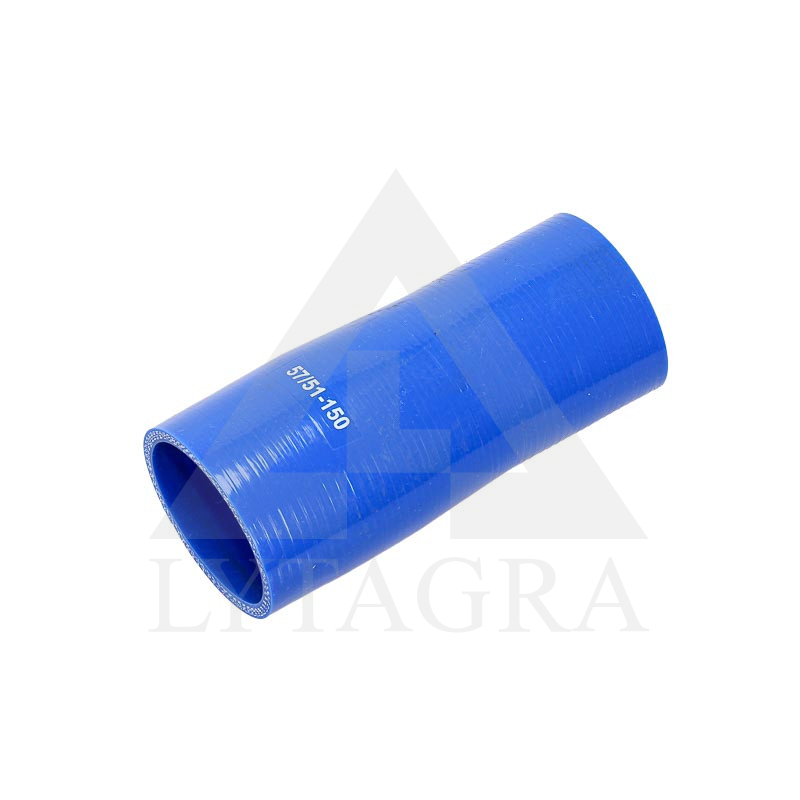 Silikoninis perėjimas 57-51mm. L127mm.