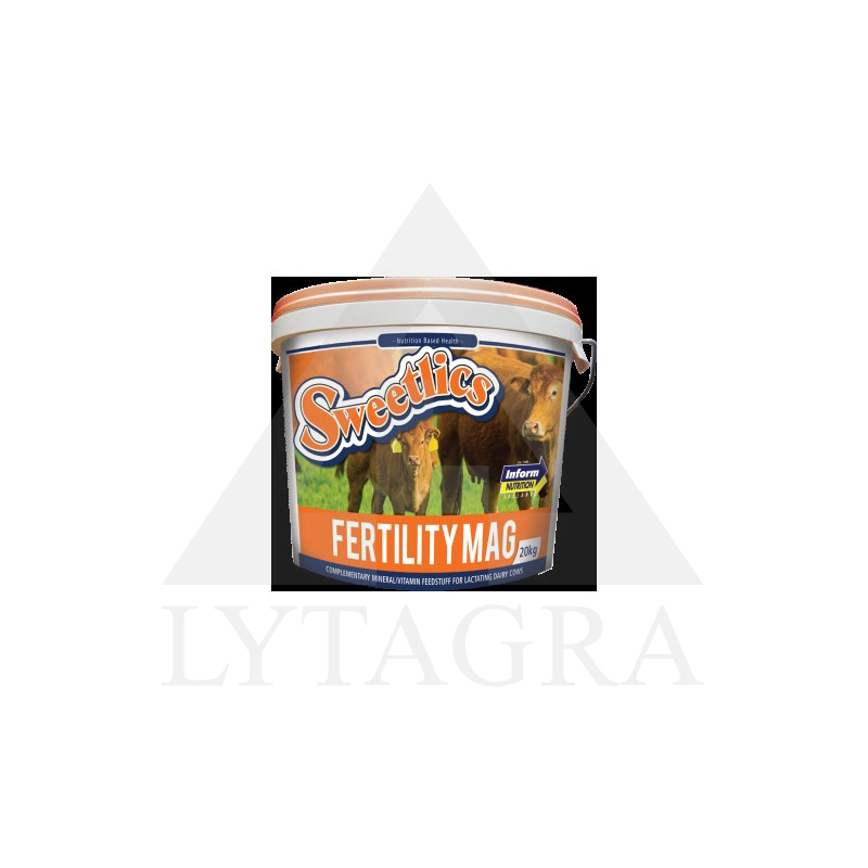 Laižalas melžiamoms karvėms su magniu Mervue Sweetlics Fertility 20 kg
