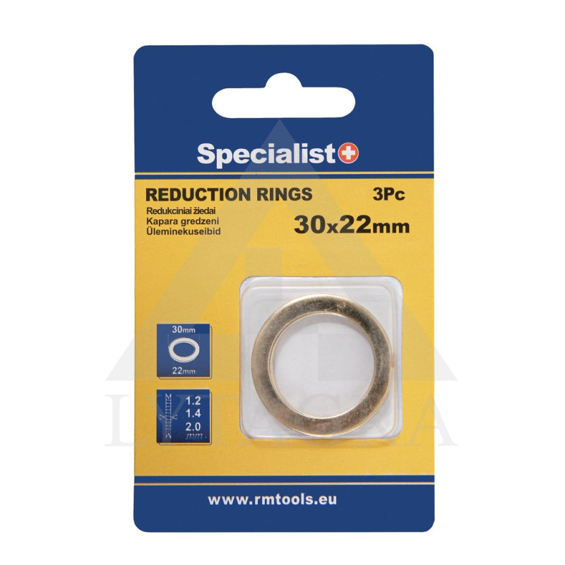 REDUKCINIS ŽIEDAS 30X22X1,2/ 1,4/2 3VNT 11/2-3022P