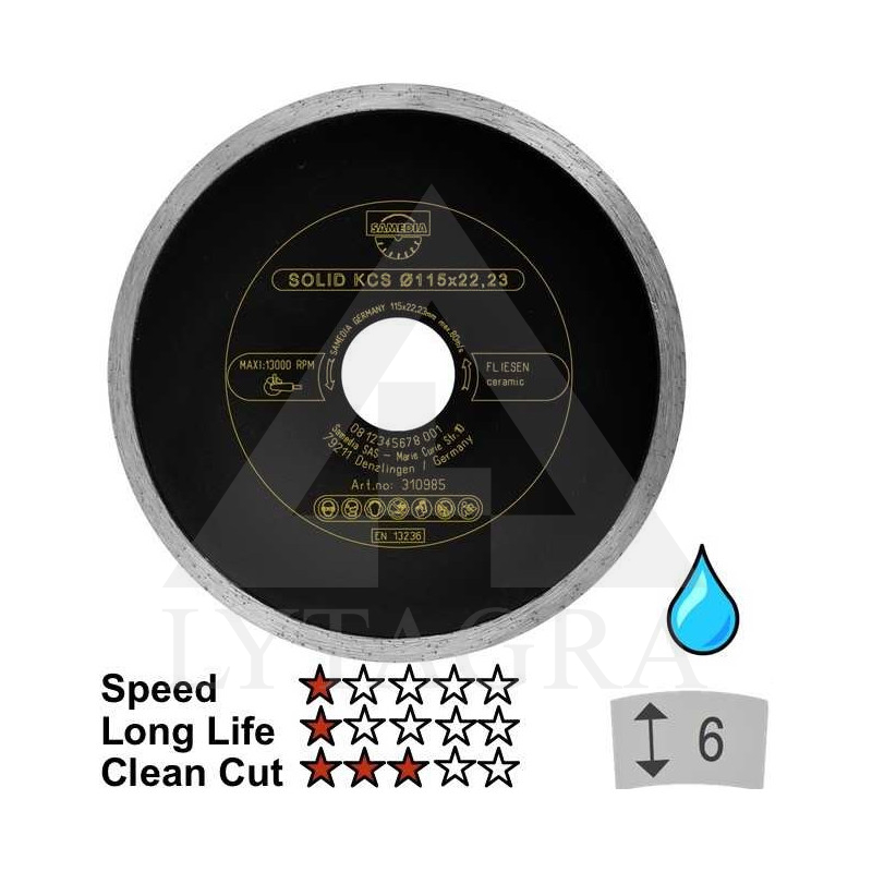 Deim. dis.„SAMEDIA" KCS 125 x 22 x 2 mm