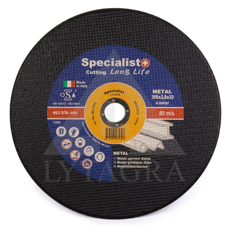 Metalo pj.diskas 350x2,8x32 mm