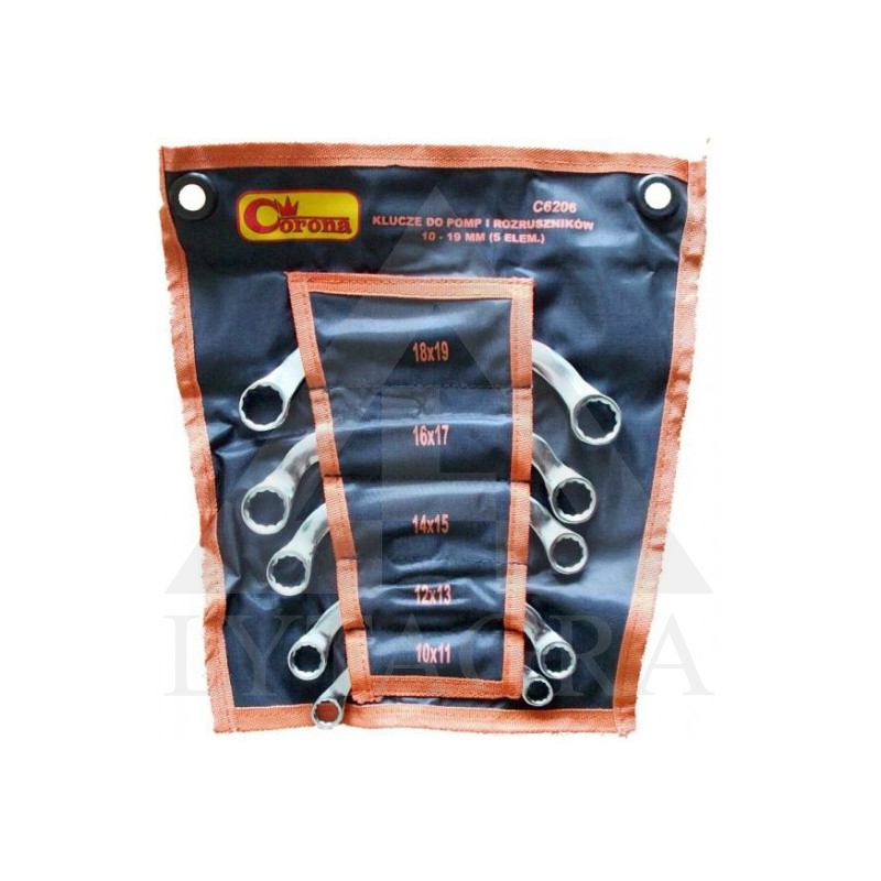 Lenkti raktai 10 mm - 19 mm