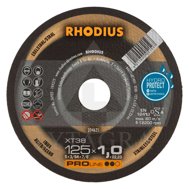 Pjovimo diskas XT38 125x1x22,23 mm