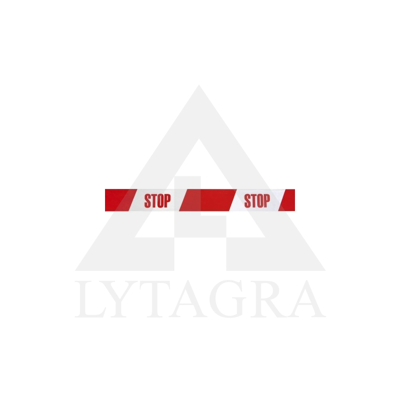 40/2 -STOP090 JUOSTA STOP 90MX75MM RAUD/BALT.
