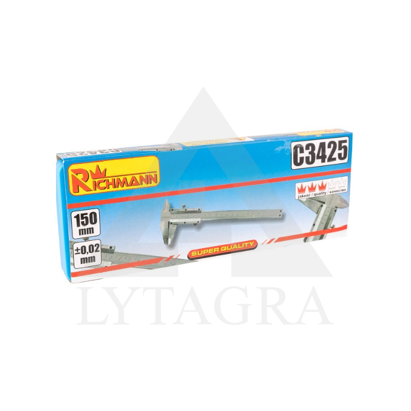 Slankmatis „RICHMANN" 150 mm 0,02 mm