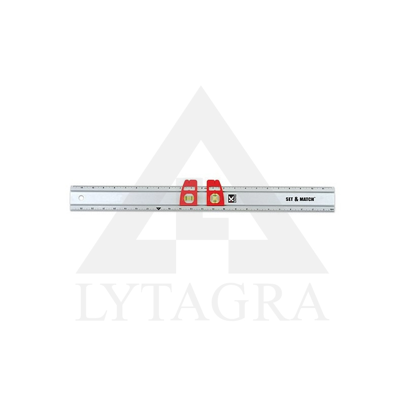 Liniuotė su 2 slankiojančiom akim 60 cm