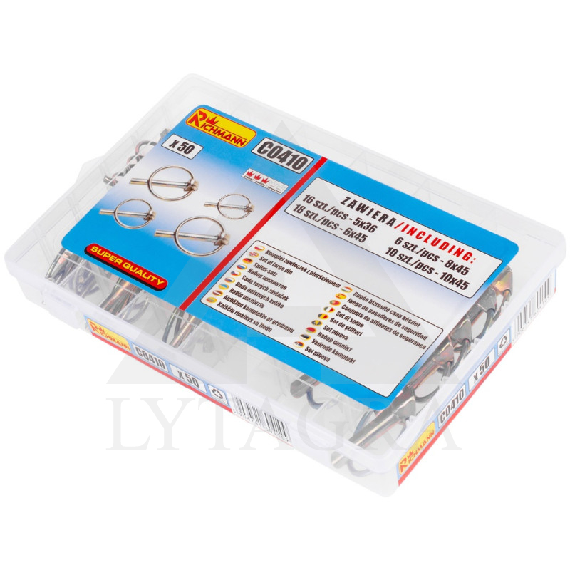 Kaiščių rinkinys su žiedu 50 vnt.