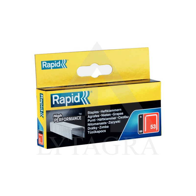 Kabės „Rapid" 53/8 2500 vnt.