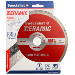 Deim. diskas CERAMIC 180x25,4/8x1,6 mm