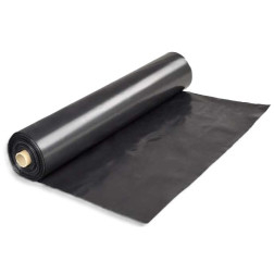POLIETILENO PLĖVELĖ, JUODA  6M 120M 0.100MM 720M2 IIr.