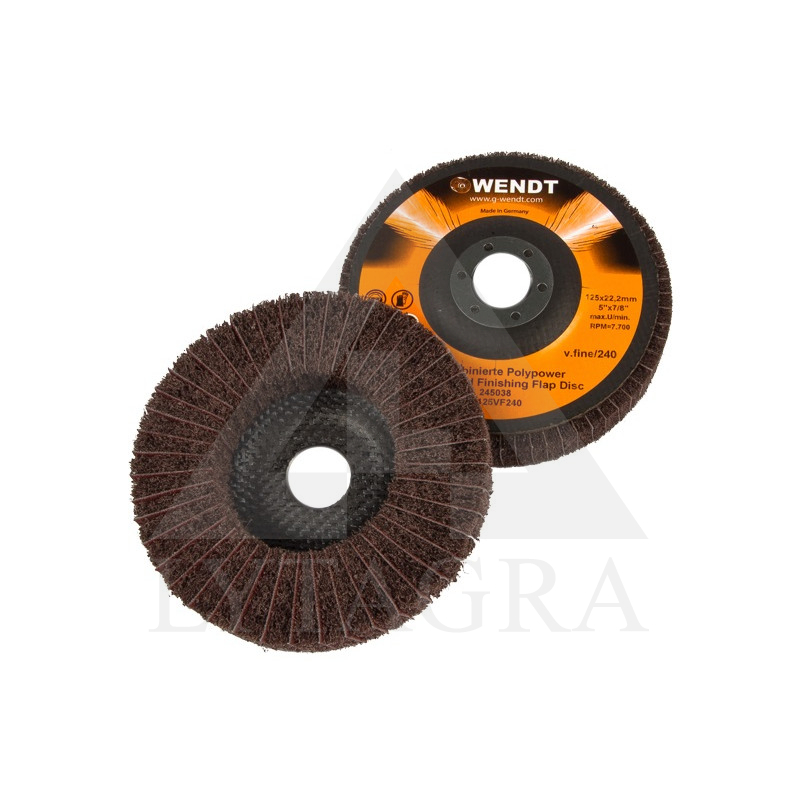 Diskas šlifavimui 125x22 A150/švelnus GK veltin+au