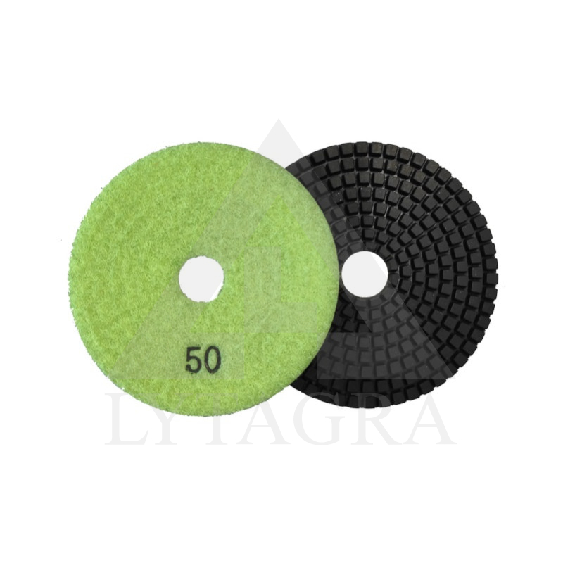 Diskas deimantinis akmens poliravimui kibus 100mm P50 (šlapias)