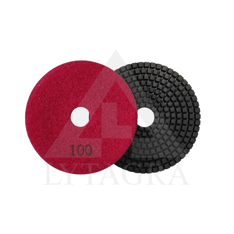 Diskas deimantinis akmens poliravimui kibus 100mm P100 (šlapias)