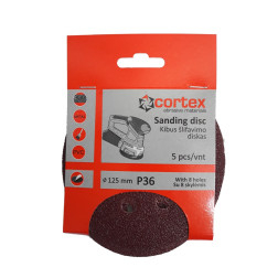 Diskas kibus Cortex P36 125mm 8 skyl (5 vnt)