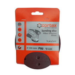Diskas kibus Cortex P80 150mm 15 skyl ( 5 vnt)