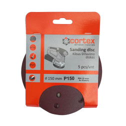 Diskas kibus Cortex P150 150mm 15 skyl ( 5 vnt )