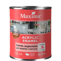 Akrilinė emalė MAXIMA, pavasario žolė, 0.75 l