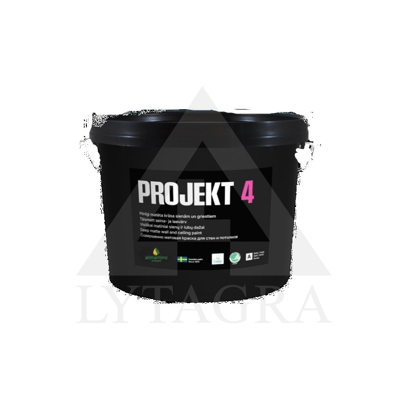 Projekt 4A dažai sienoms 900 ml