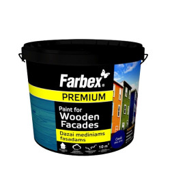 Dažai mediniams fasadams FARBEX, žali, 1.2 kg