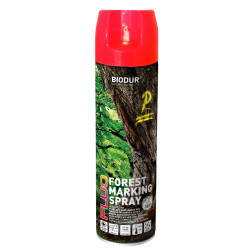 Aerozoliniai miško ženklinimo dažai BIODUR, raudoni, 500 ml