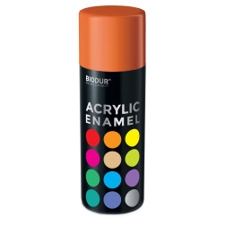 Akrilinė aerozolinė emalė BIODUR, oranžinė RAL2004, 400 ml