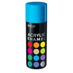 Akrilinė aerozolinė emalė BIODUR, šviesiai mėlyna RAL5015, 400 ml