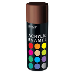 Akrilinė aerozolinė emalė BIODUR, tamsiai ruda RAL8017, 400 ml