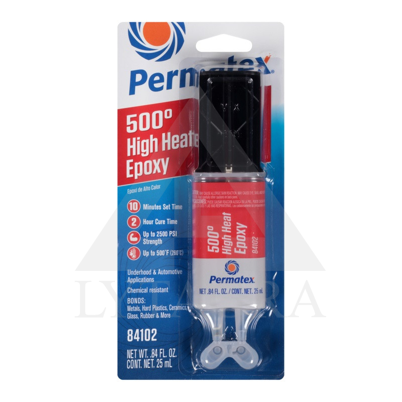 KLIJAI EPOKSIDINIAI PERMATEX® 500° HIGH HEAT EPOXY