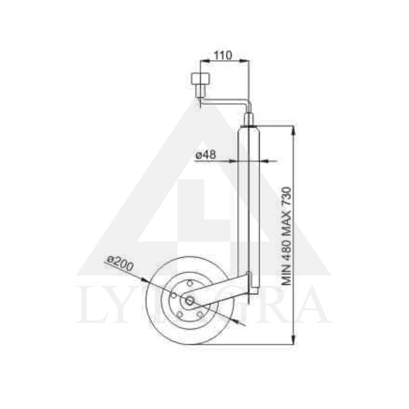 RATUKAS ATRAMINIS CKM-05 48MM 1550548